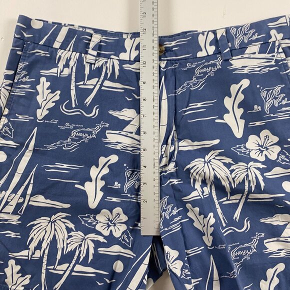Vineyard Vines All Over Print Breaker Shorts Mens 35 Anguilla Sailing Tropical - Picture 11 of 14